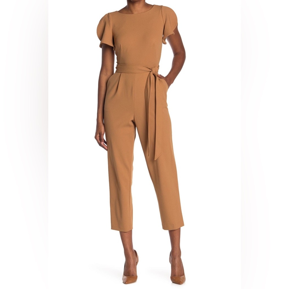 Calvin Klein Tulip Short Sleeve Jumpsuit